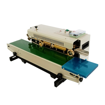 and vacuum automatic continuous band plastic tube continuous band food sealer machine